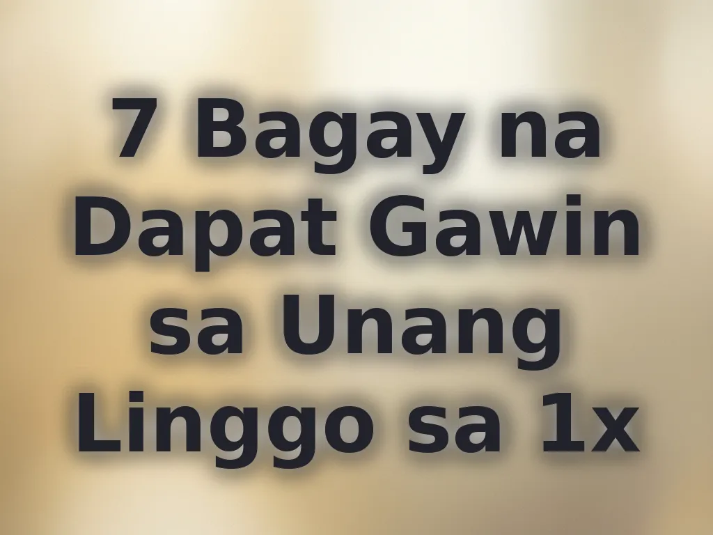 Gabay para sa bagong manlalaro